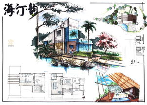環藝景觀風景園林設計手繪考研快題作品