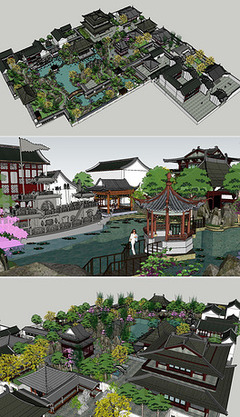 園林景觀模型圖片素材_原創(chuàng)園林景觀模型設計模板下載_nickgong