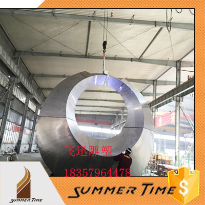 不銹鋼非標抽象樂器雕塑 園林與人文的藝術融合